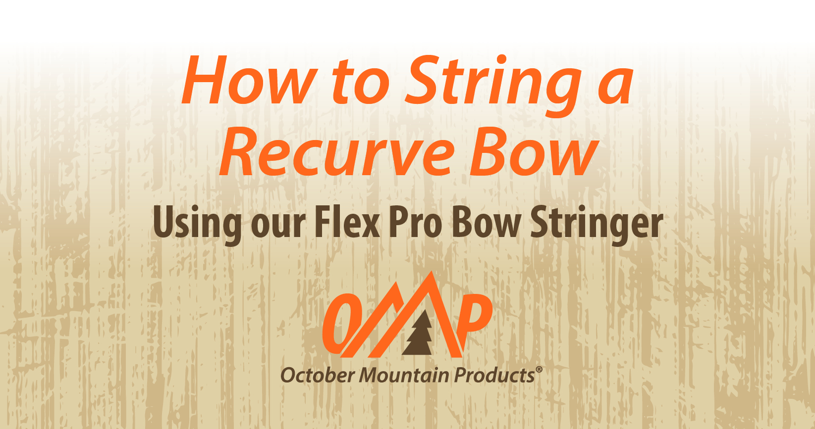 OMP Flex Pro Recurve Stringer - Archery Country